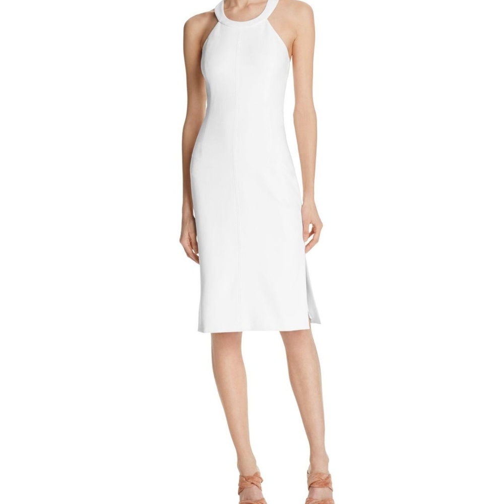 Elizabeth And James Imogen White Halter Dress NWT - Picture 1 of 5